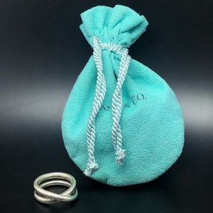 Tiffany & Co 925 Unisex Le Circle Crossover Ring